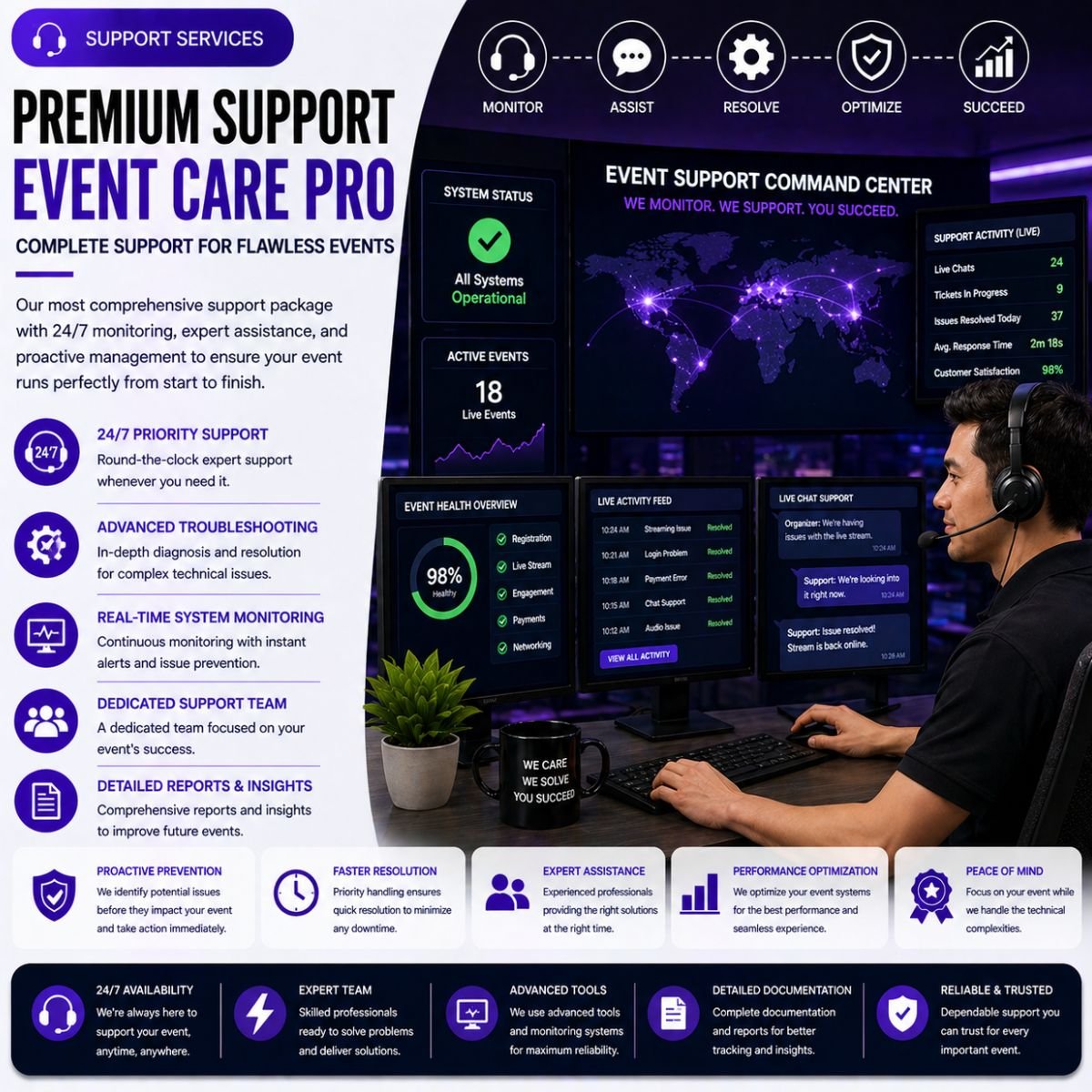 Premium Support – Event Care Pro